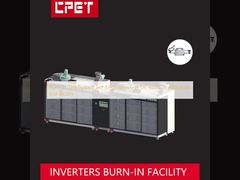 Sistema de ensayo de combustión para microinversores de transformadores de CC a CA