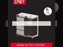 Sistema de prueba de quemadura para pilas de carga de automóviles de corriente continua en pie en el piso