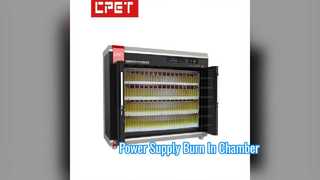 Equipo de prueba de quemadura en cámara de fuente de alimentación
