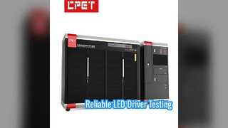 El controlador LED se quema en la cámara de prueba para mayor confiabilidad