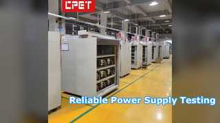 Prueba de quemado en cámara de fuente de alimentación