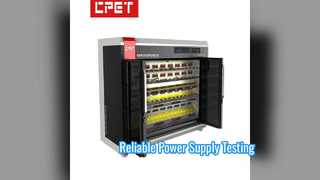 Equipo de prueba de quemadura en cámara de fuente de alimentación